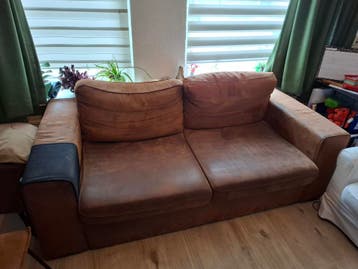 Gratis bankstel, 1.95m breed, 1m diep