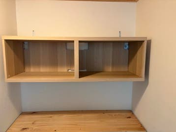 IKEA Besta kastje - Eikenhout look wandkast