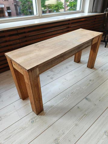 Houten bankje 100x29x46cm - Opknapper