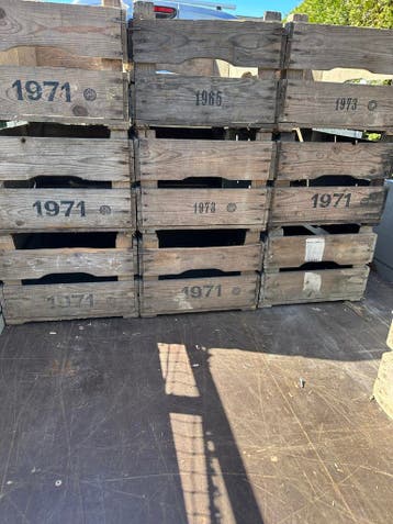 Vintage Fruitkisten - Decoratief en Functioneel