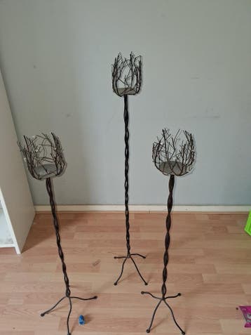 Gothic Kandelaars voor bolkaarsen