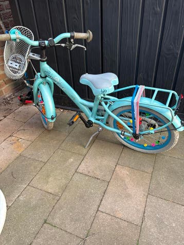 Kinderfiets Superstar Frozen - Lichtblauw