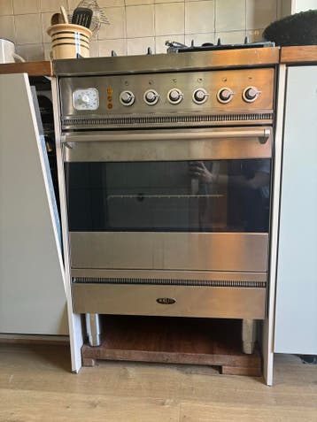 Fornuis met gasfornuis en gasoven - Boretti