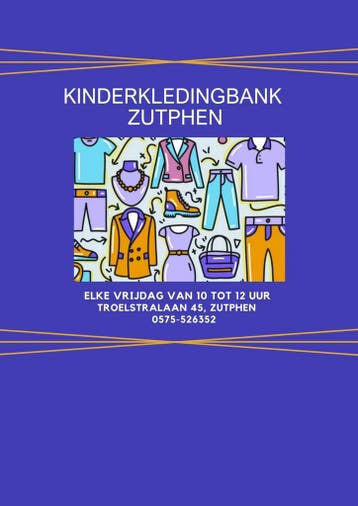 Gratis kinderkleding in Zutphen