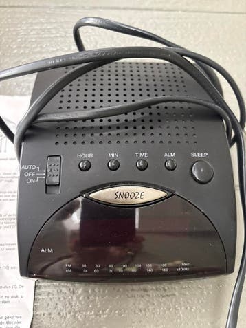 Digitale Wekkerradio met AM/FM en Snooze Functie