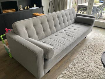 Gratis af te halen: Grijs, modern bankstel (243x86x85 cm)