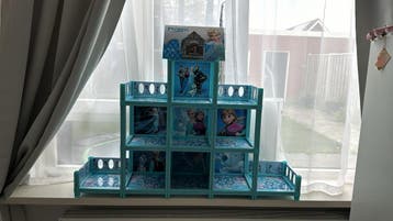 Frozen Anna Elsa poppenhuis (zonder poppetjes)