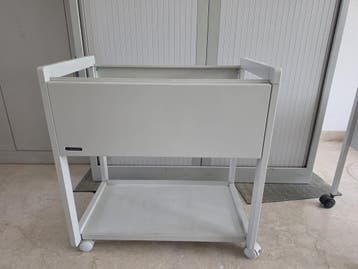 Kast op wieltjes voor hangmappen 65,5x42x68,5 cm