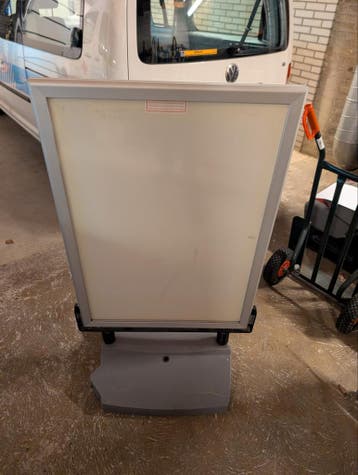 Verrijdbaar stoepbord