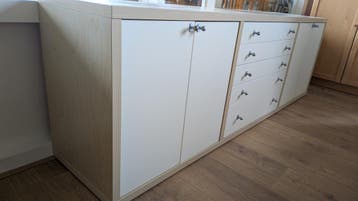 Licht beuken dressoir 185 x 40 cm
