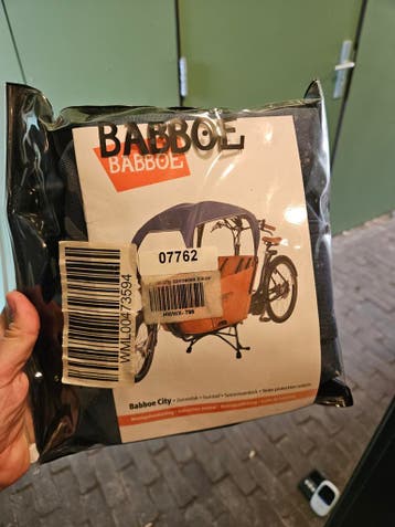 Babboe City Zonnedak Blauw - Bescherming voor Bakfiets
