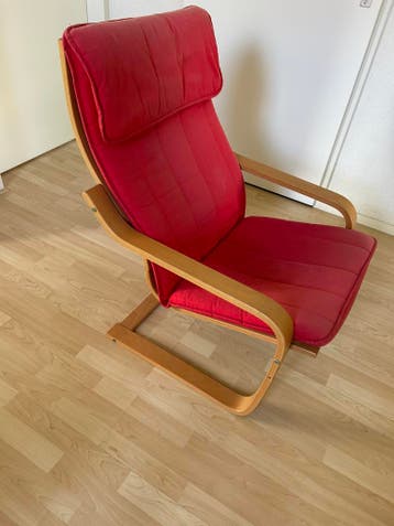 Relaxstoel rood gratis