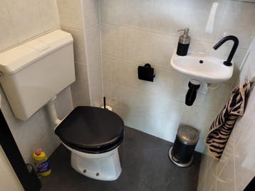 Gratis staande wc met fontein