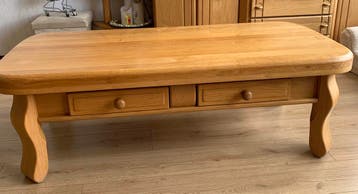 Blank eiken salontafel