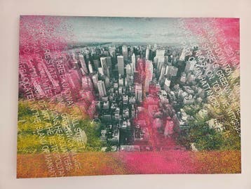 Modern New York Stadsgezicht Canvas - 140x100cm