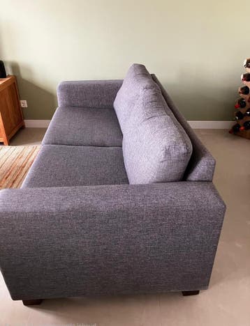 Comfortabele grijze 2-zitsbank Gratis in Helmond