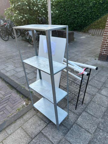 Shelf and Ikea Desk (with screws)