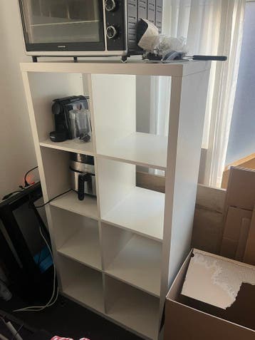 IKEA Kallax kast met 8 vakken - Gratis