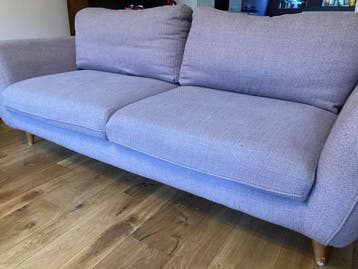 Comfortabele, ouderoze 3-zitsbank - 206x96x84 cm