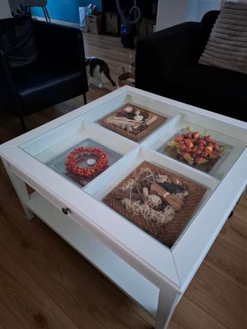 Salon tafel 93 x 93 CM Gratis