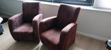 Set van 2 comfortabele fauteuils