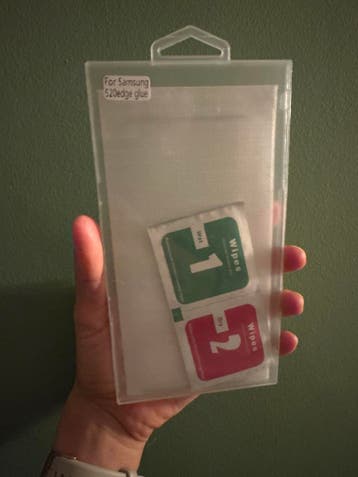 Screenprotector voor Samsung S20edge (nieuw)
