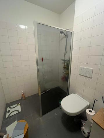 Gratis douchewand 84x185cm