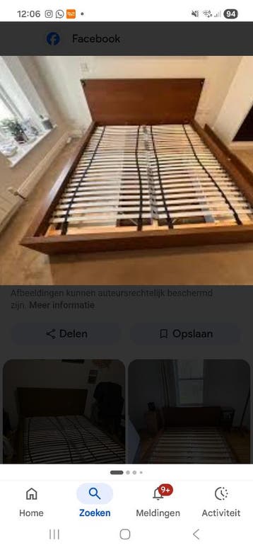 Gratis 2 pers bed plus 2 nachtkastjes