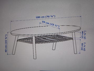 Salontafel STOCKHOLM van Ikea