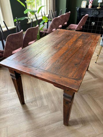 Gratis!! Eettafel 6 persoons koloniaal