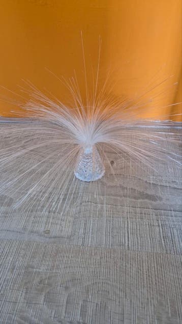 Glasvezel lampje veranderd van kleur
