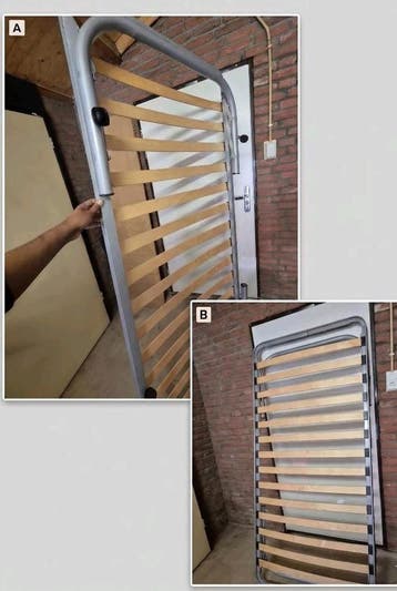 High-quality single bed with IKEA Hamravik mattress