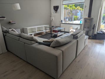 BoConcept Hoekbank met chaise longue - Recent gereinigd