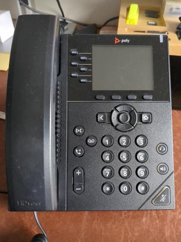2 X Polycom VVX 350 Voip telefoon
