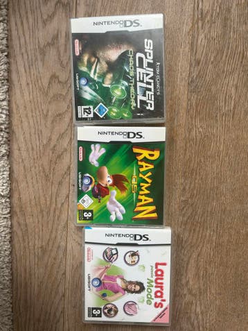 Nintendo DS Games: Laura's Passie Mode, Rayman DS, Splinter