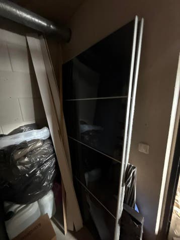 Gratis IKEA Pax schuifdeur zwart
