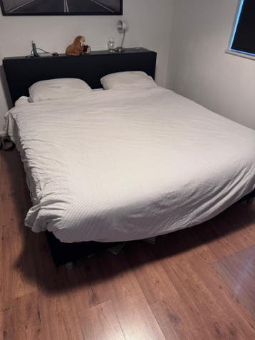 Tweepersoons bed, gebruikt