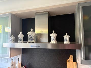 Gratis!! Boretti afzuigkap - RVS design