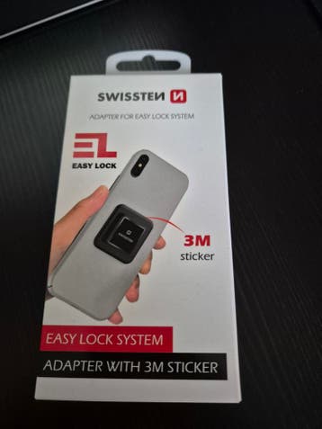 Swissten Easy Lock System Adapter met 3M sticker