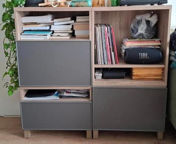 GRATIS Ikea Besta Grundsviken deurtjes / fronten grijs