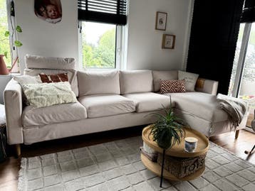 Vimle ikea hoekbank met chaise longue en opbergruimte