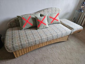 Sofabank/bed