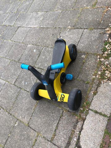 BERG GO² Loopfiets en Go-kart in één - Geel