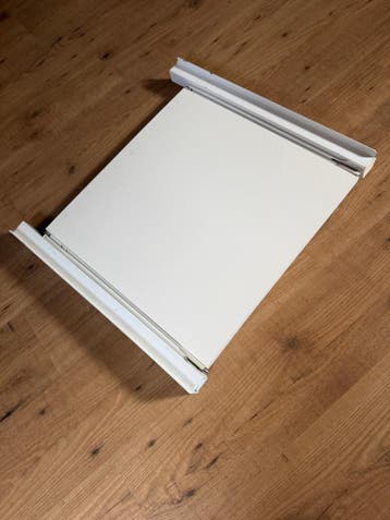 Schuifplateau voor tussen Wasmachine/Droger op Wieltjes