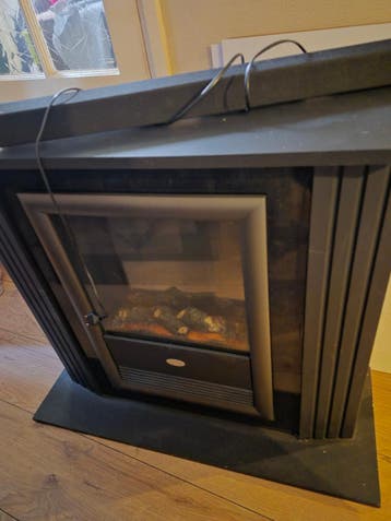 Elektrische haard met warmtefunctie
