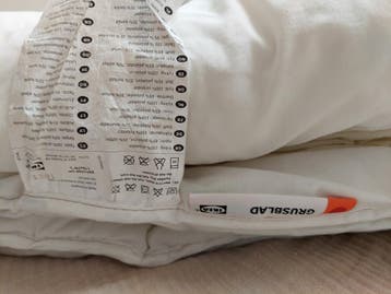 Tweepersoons dekbed Ikea Grusblad 200 x 200 cm GRATIS