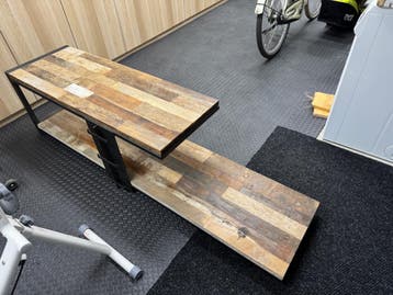 Industriële salontafel/tv-meubel met metalen frame