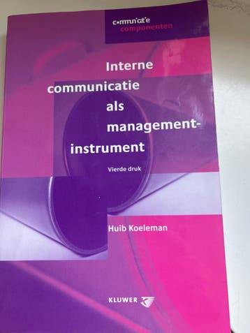 Interne communicatie als managementinstrument