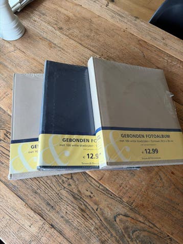 Nieuwe fotoalbums (3 stuks)