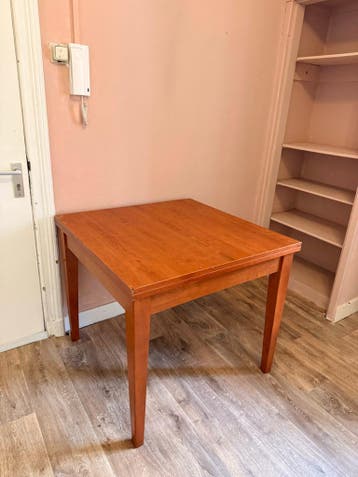 Uitschuifbare eettafel - Teakhout